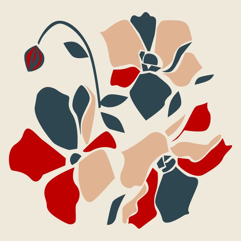 Abstrakte Blume