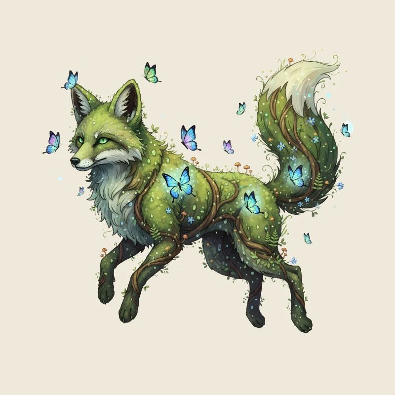 Green Fox Magic Butterfly