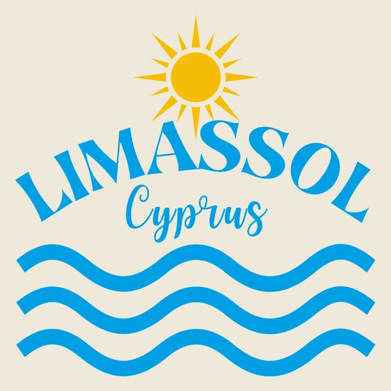 Limassol Chyprite Vagues de soleil