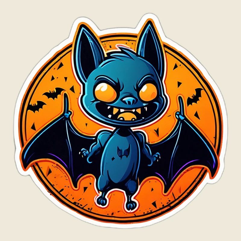 Blue Bat Halloween