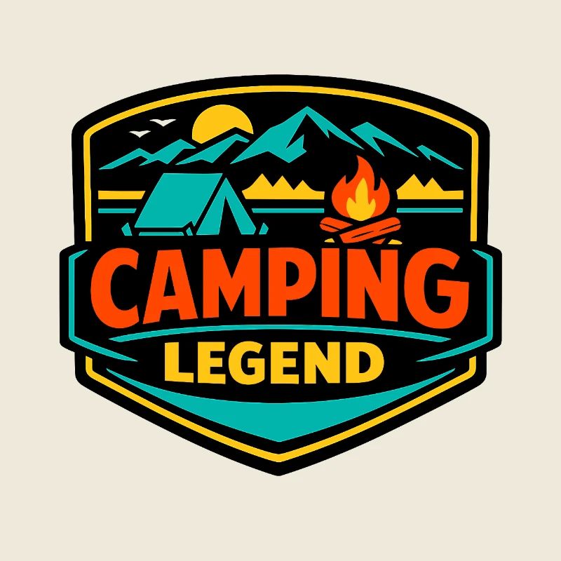 Camping Legend Abzeichen