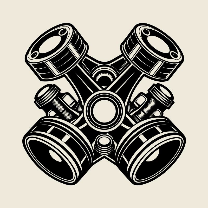 Car engine pistons