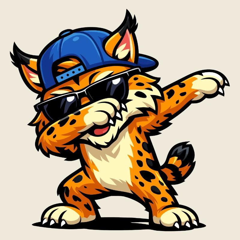 Dabbing Bobcat