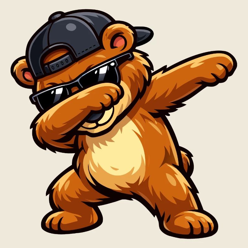 Dabbing Bear