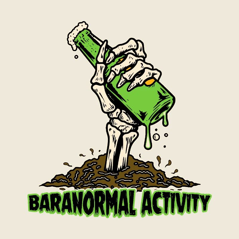 BARANORMAL ACTIVITY - humour bière et zombie
