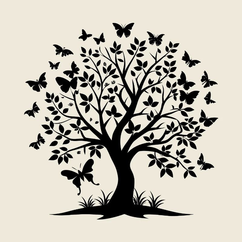 Magnifique Arbre Papillon