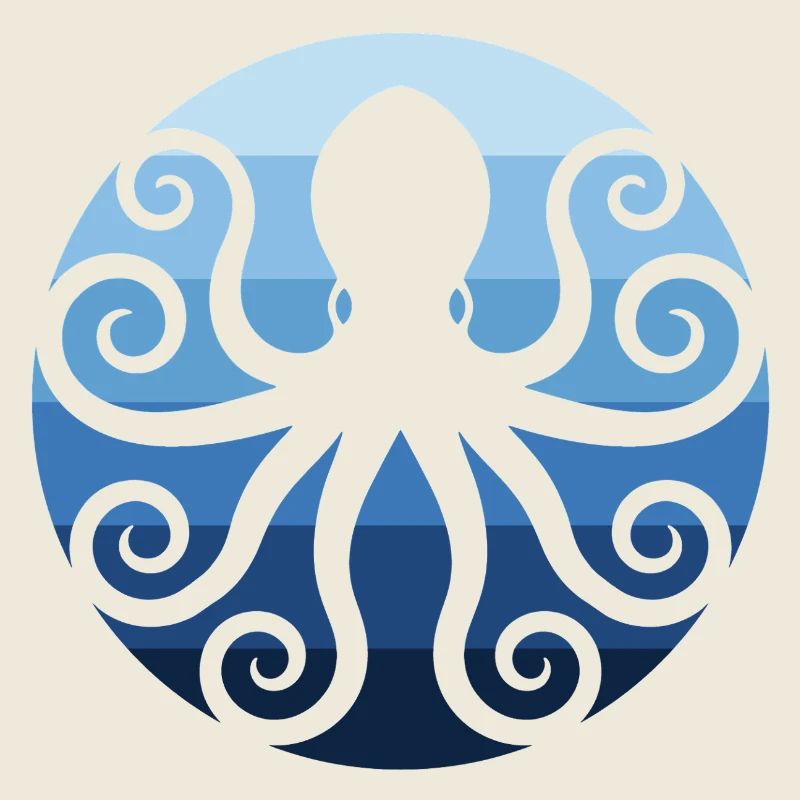 Octopus in the ocean