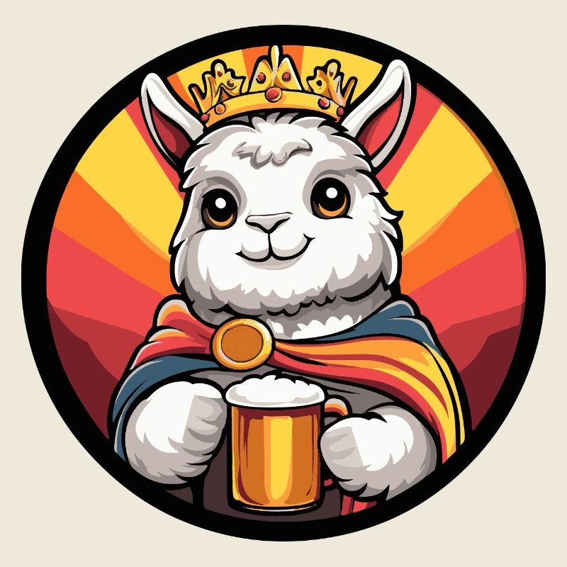 Alpaca Llama Beer Funny