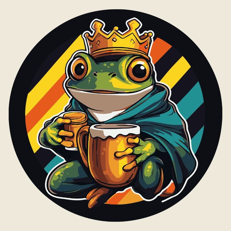 Frog Beer Funny