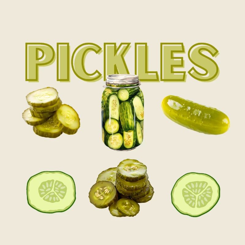 Amateur de cornichons concombre drôle