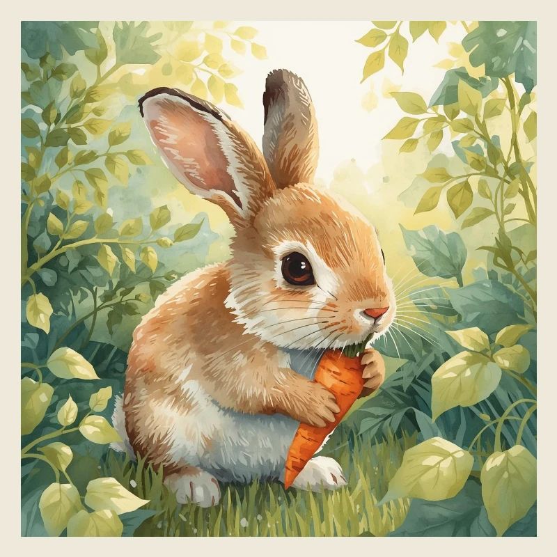 Petit lapin mignon