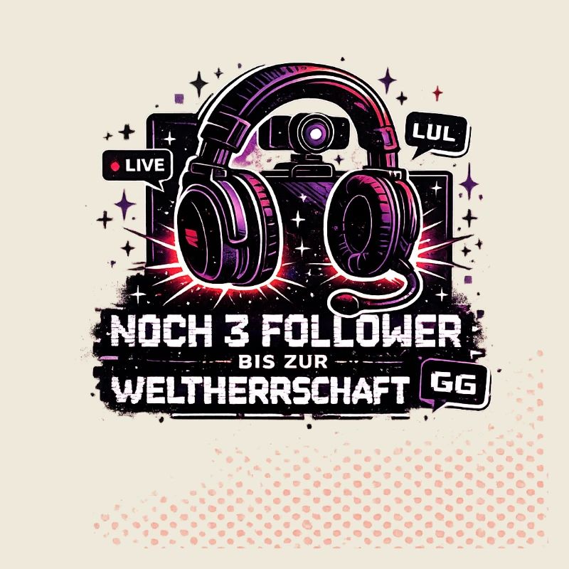 Streamer Geschenk lustiges Gaming Motiv Content Cr