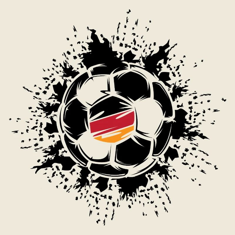 Ball Explosion Football Team Germany