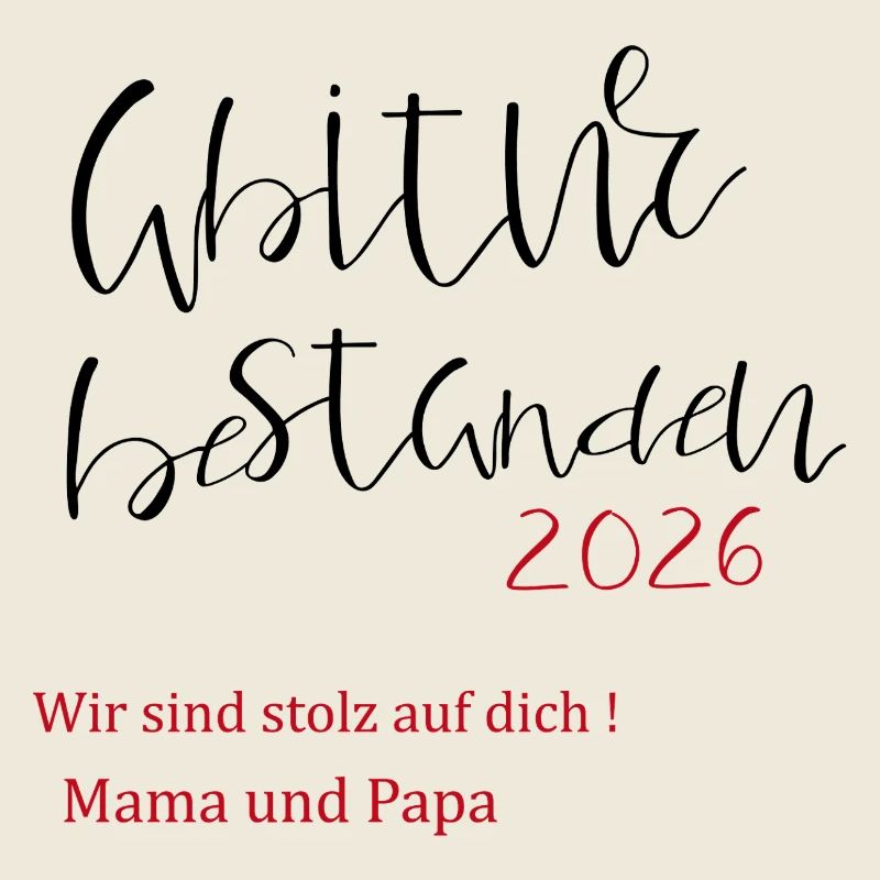 Abitur bestanden