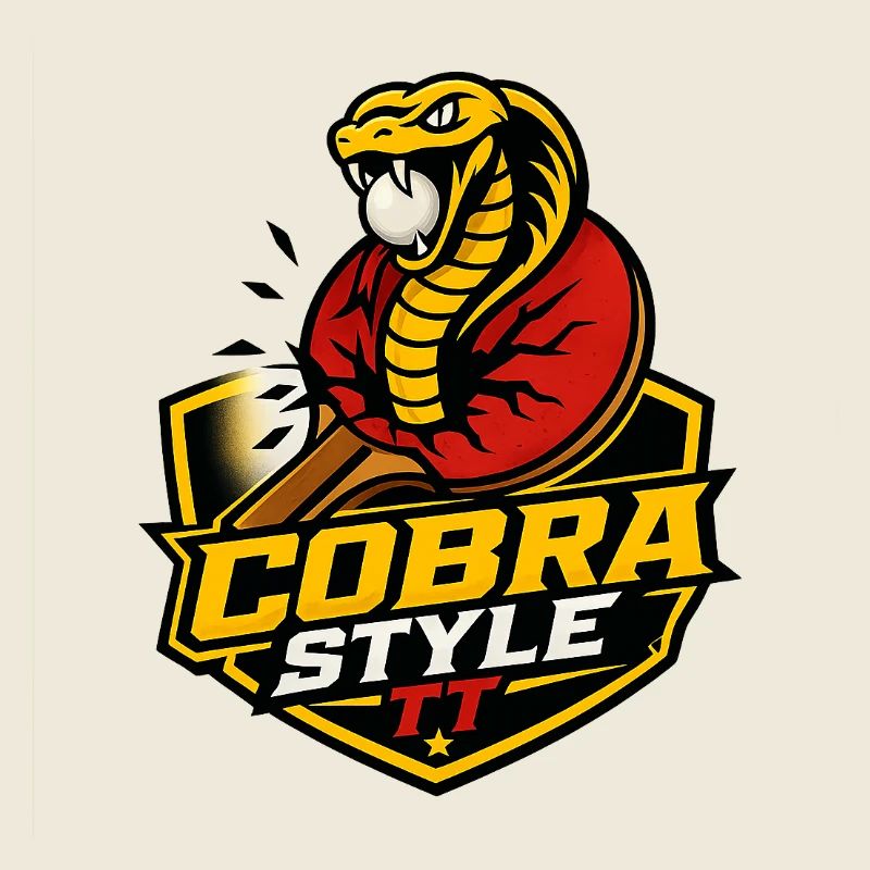 Cobra-Stil Tischtennis