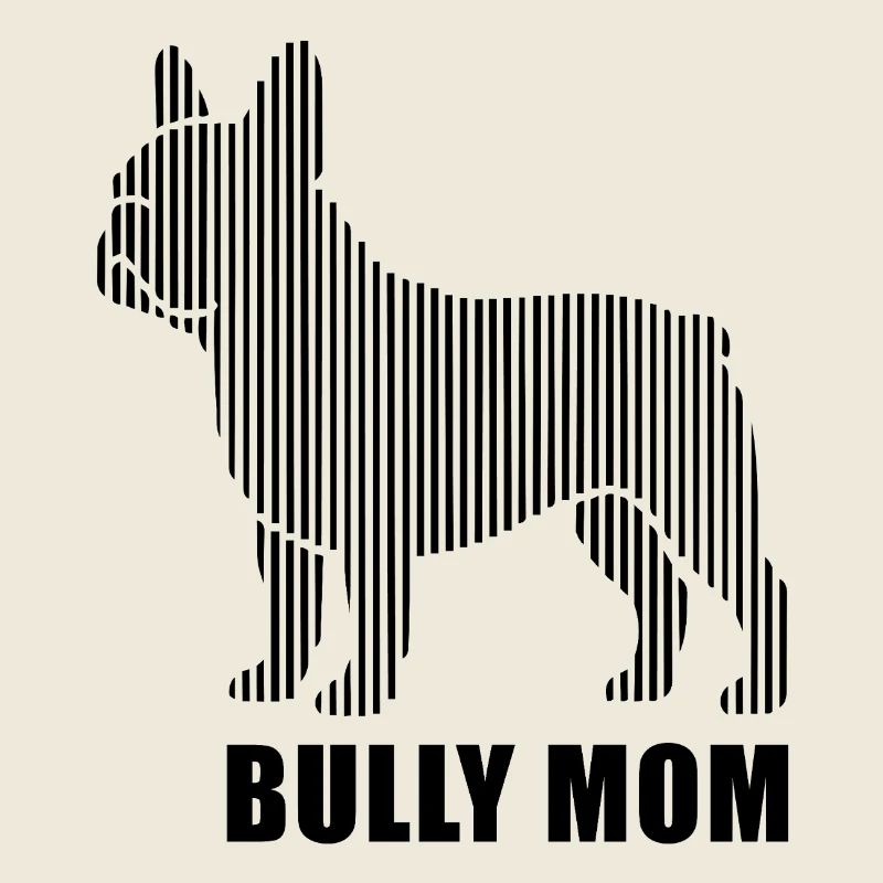 Bully Mom – Silhouette du bouledogue français
