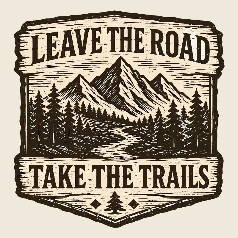 Quitter la route Prendre les sentiers Patch