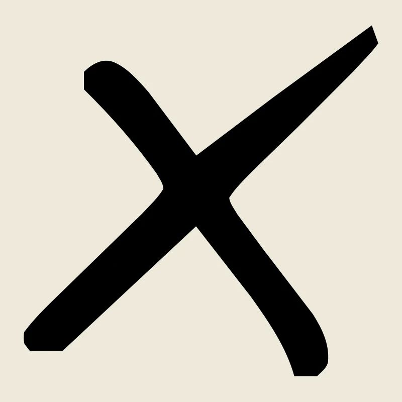 Stilvolles Kreuz