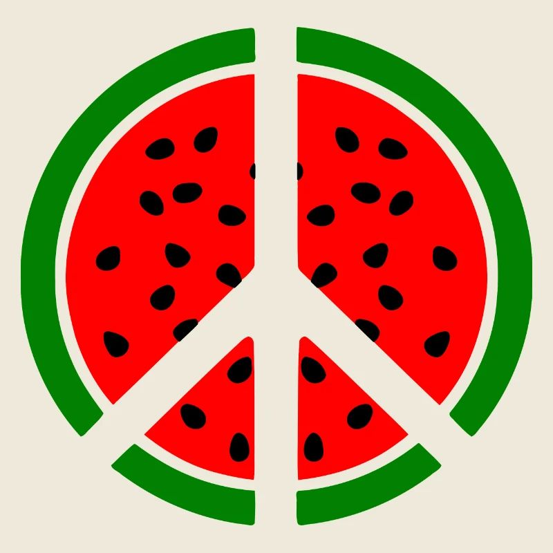 Symbole de paix pastèque