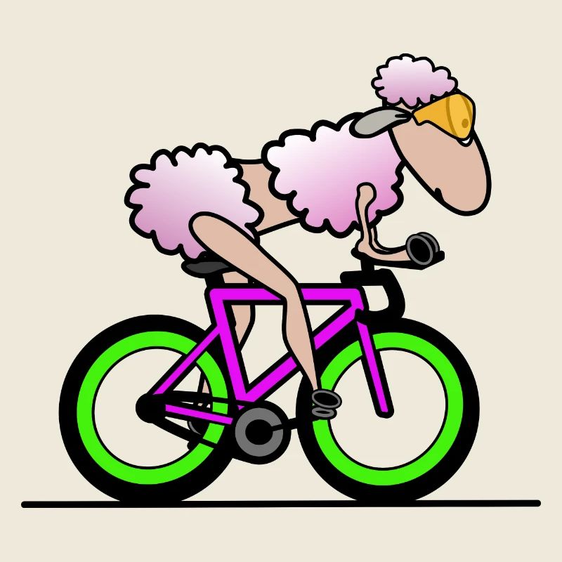 Triathlon Triathlète Moutons