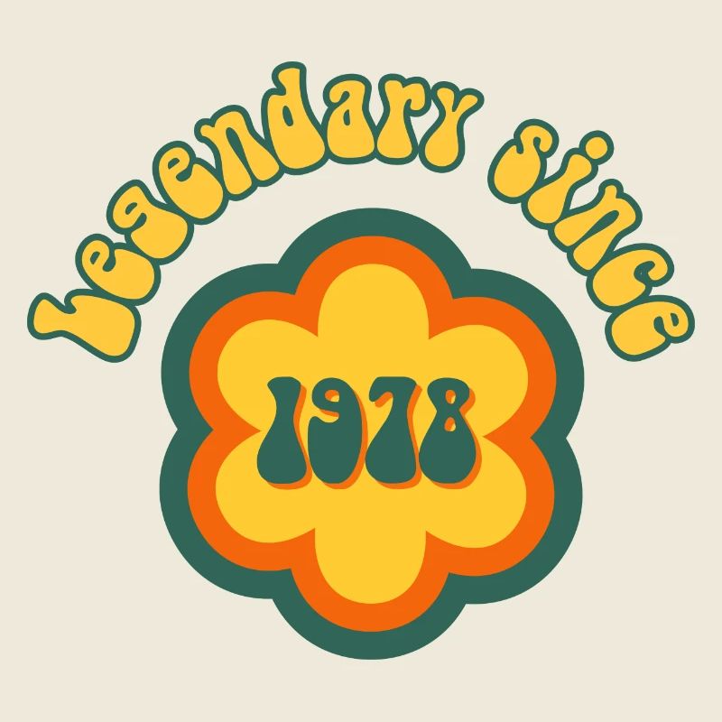 Legendary since 1978 Birthday Retro