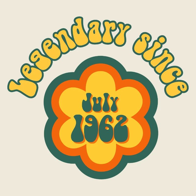 Legendary since July 1962 Geburtstag Retro