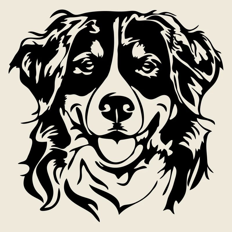 BERNER SENNENHUND Hundeportrait Wilsigns