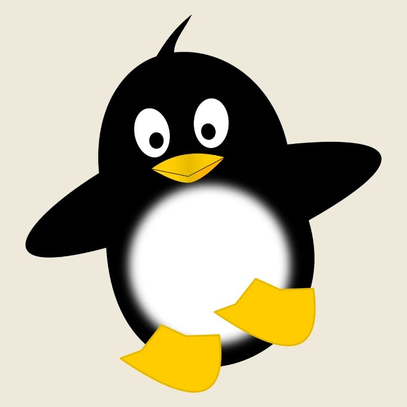 Penguin Glow Belly Dessin animé