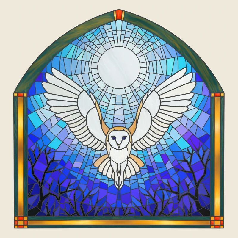 Hibou et Lune
