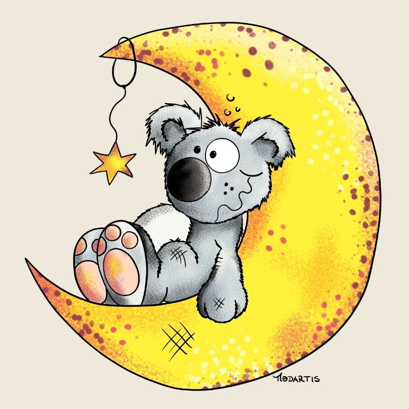 Koala im Mond