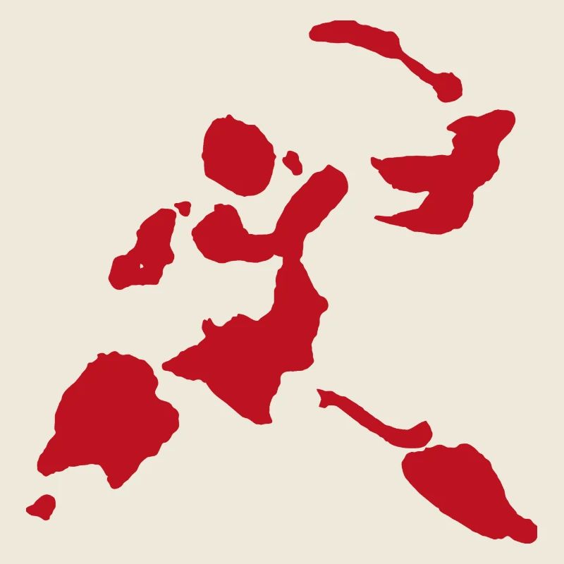 Blutspritzer Schwerkämpfer Krieger Figur