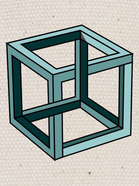 Escher Impossible Cube