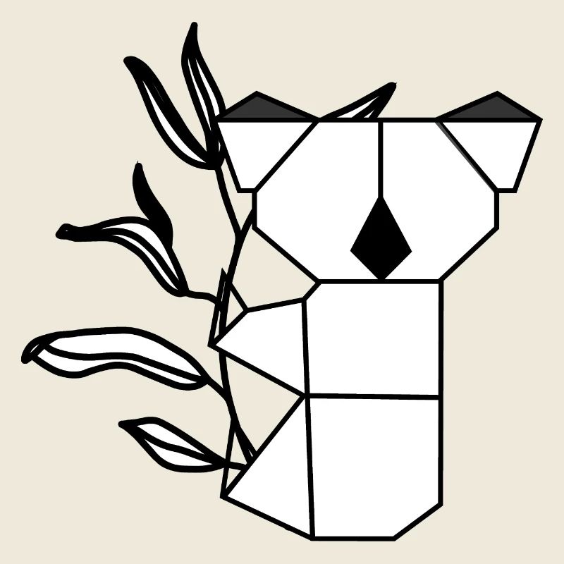 Koala auf Eukalyptus