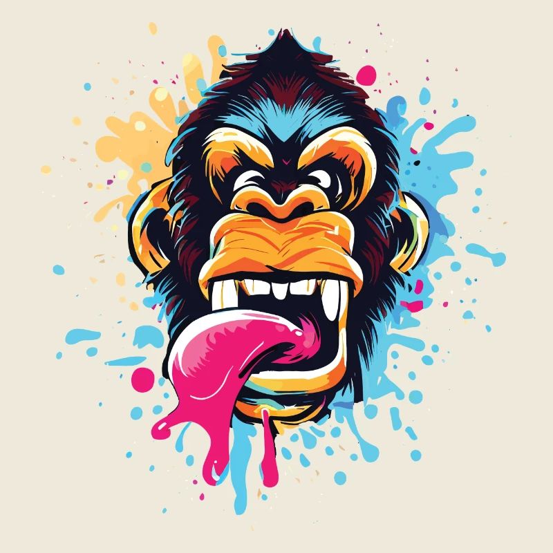 Angry Monkey Splash Urban Street