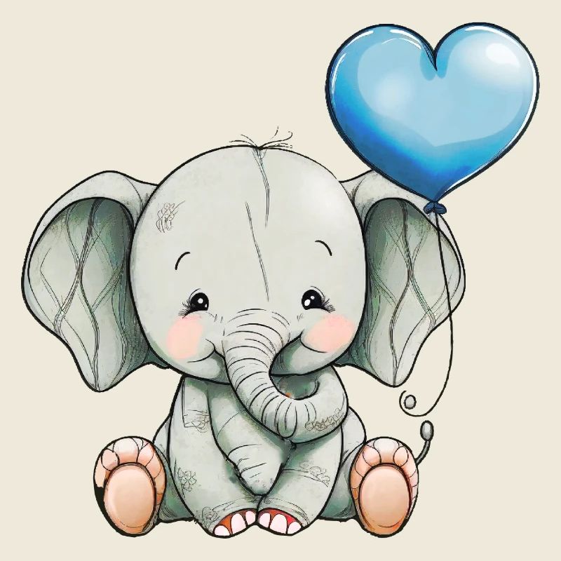 éléphant mignon