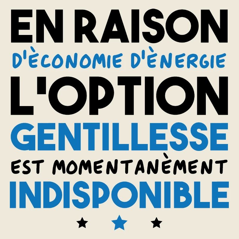 Option gentillesse indisponible