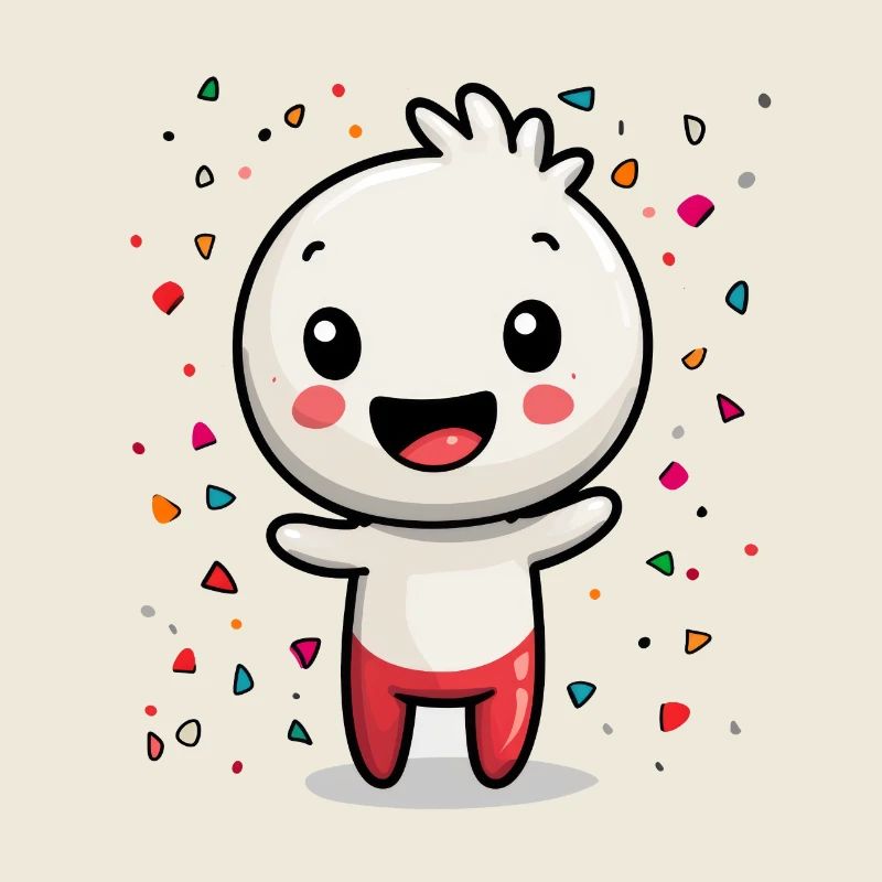 Fasnachtsfreude mit Konfetti