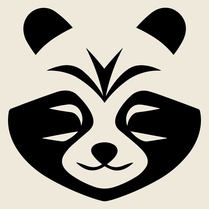 Panda-Kopf