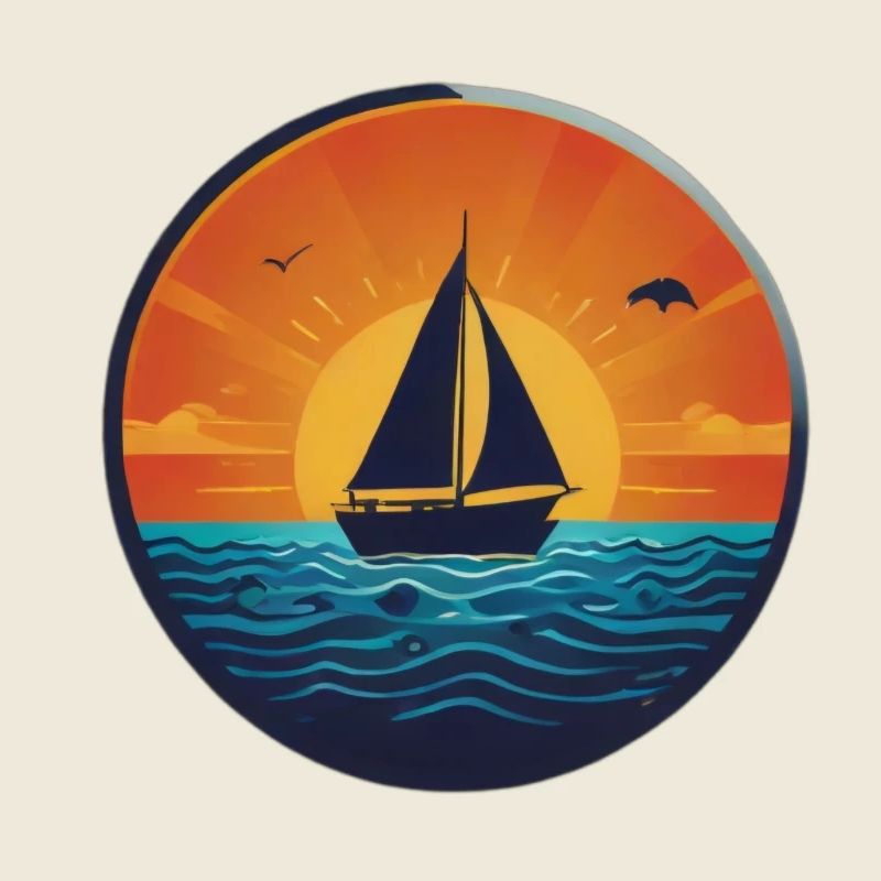 Sunset Ship