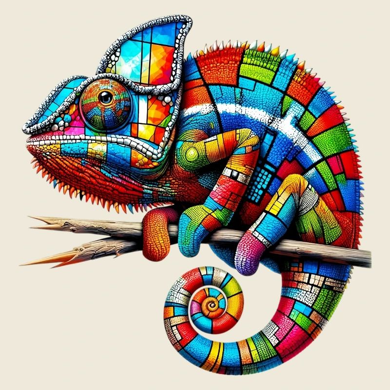 Caméléon Mondrian
