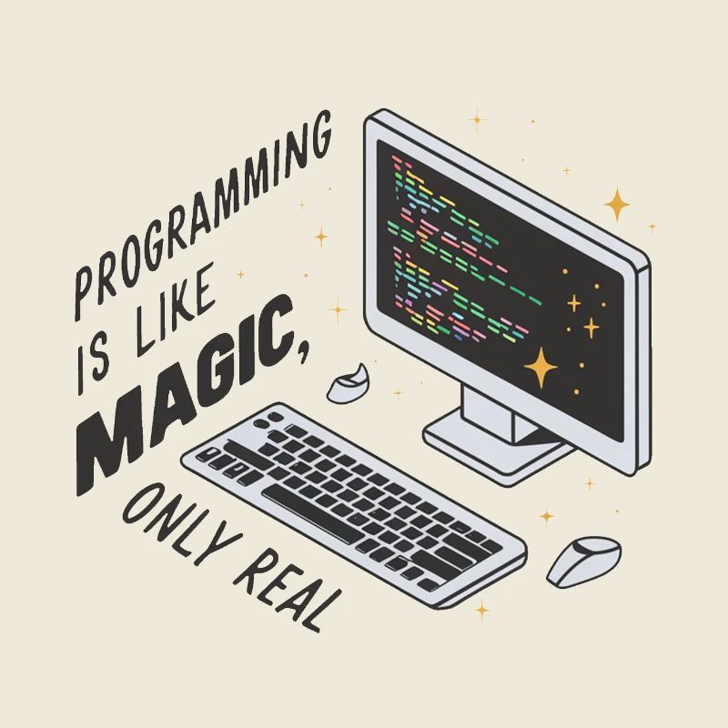 La programmation est comme de la magie, mais réelle.