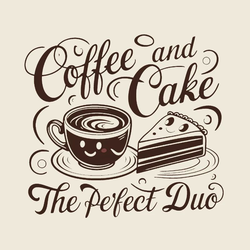 Café et gâteau – le duo parfait.