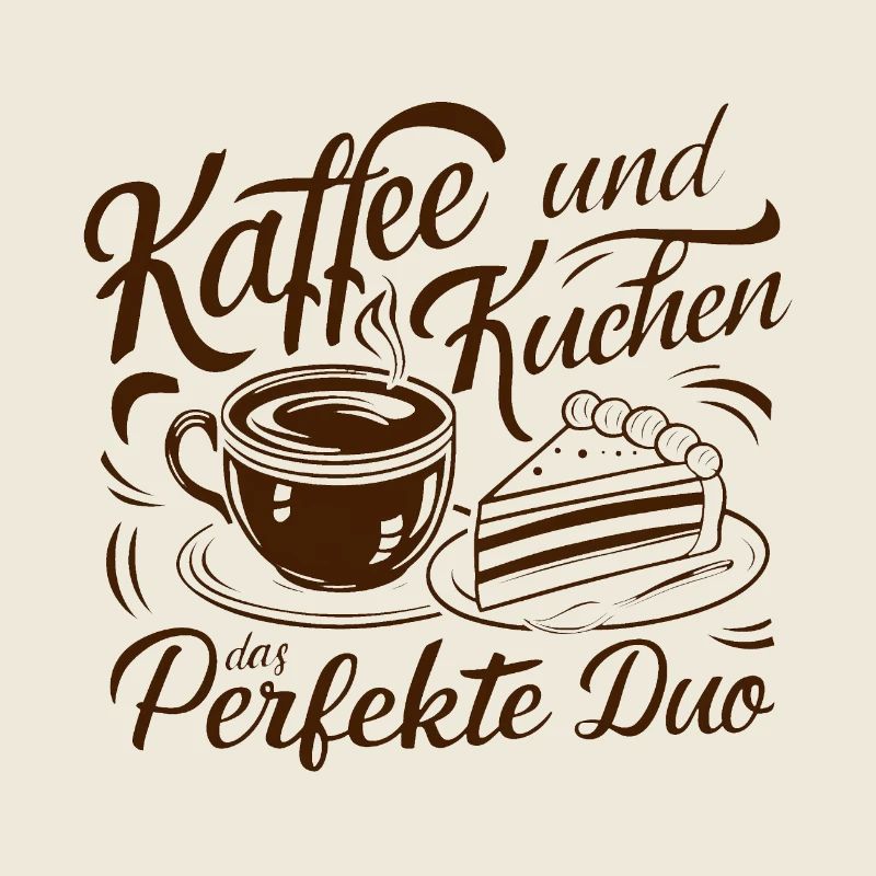 Café et gâteau – le duo parfait.