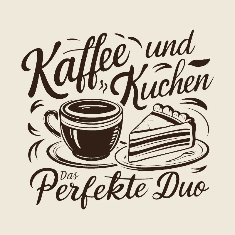 Kaffee und Kuchen – das perfekte Duo.