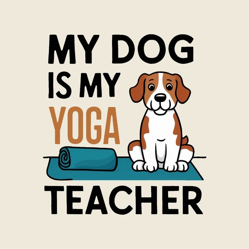 Mon chien est mon prof de yoga