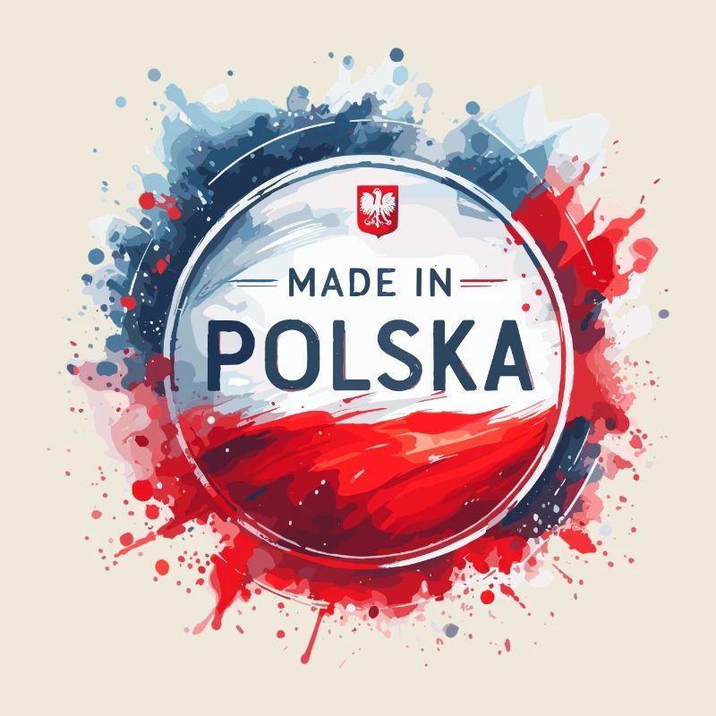 Made in Polska Polen polnisch rot weiß Geschenk