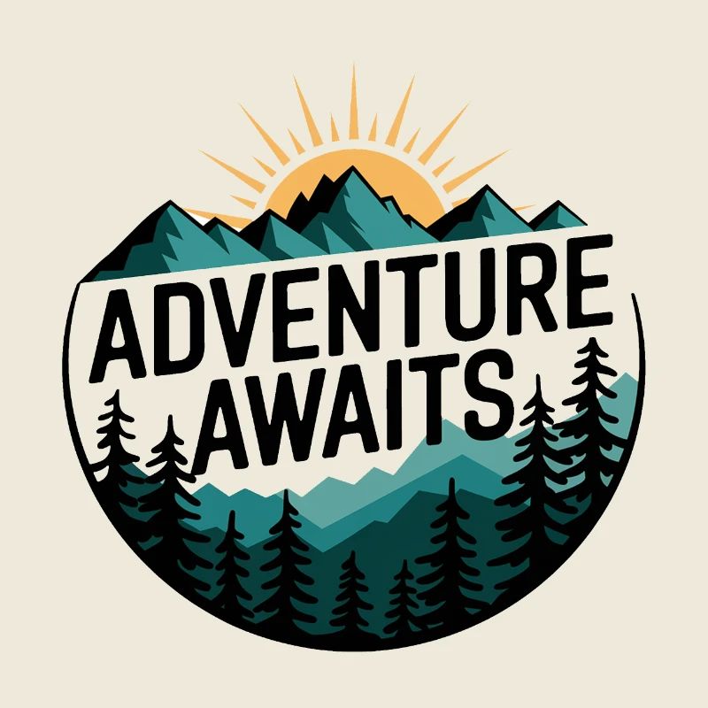 Adventure Awaits – Mountain Panorama