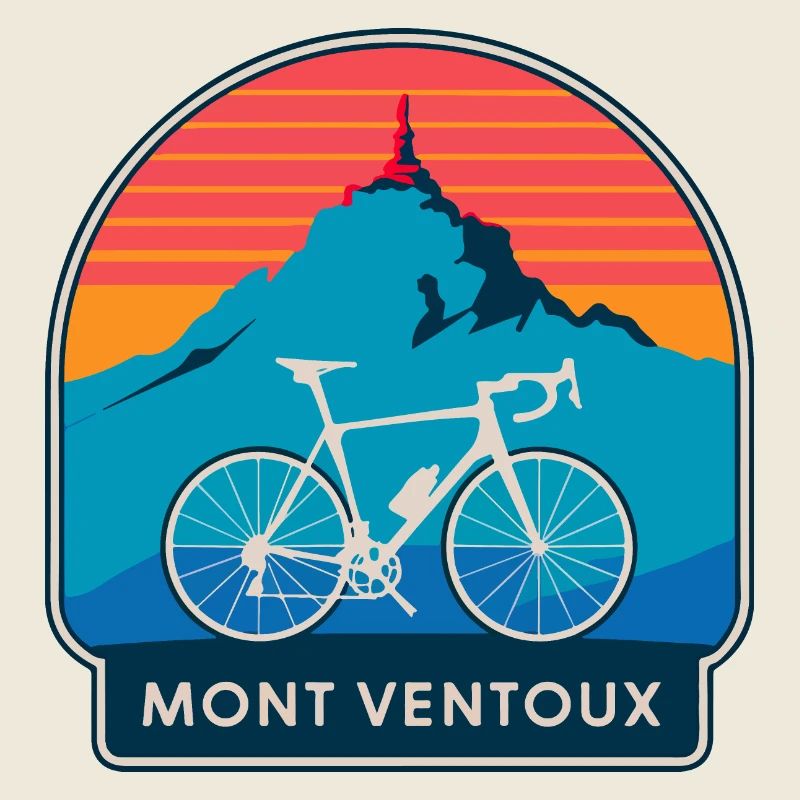 Conception d’un t-shirt de vélo Mont Ventoux