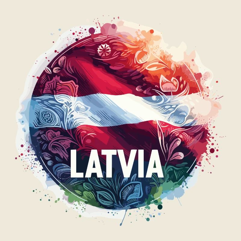 Latvia Flag Flag Gift
