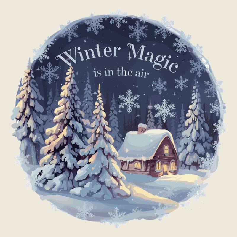 La magie de l’hiver est dans l’air – Paysage d’hiver